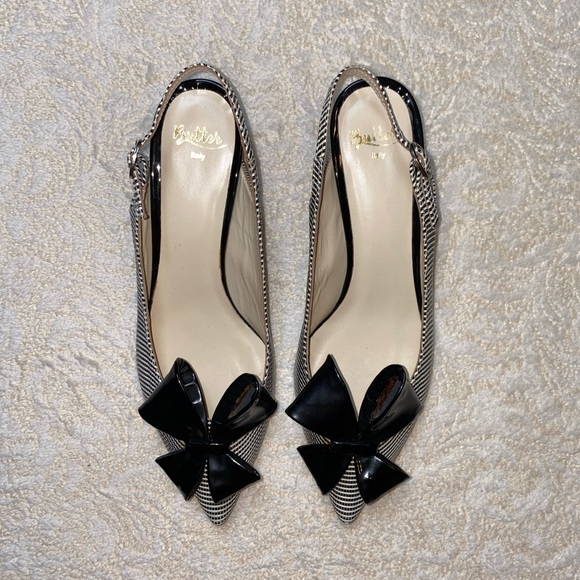 Butter Italy sling back kitten heels - Picture 2 of 5